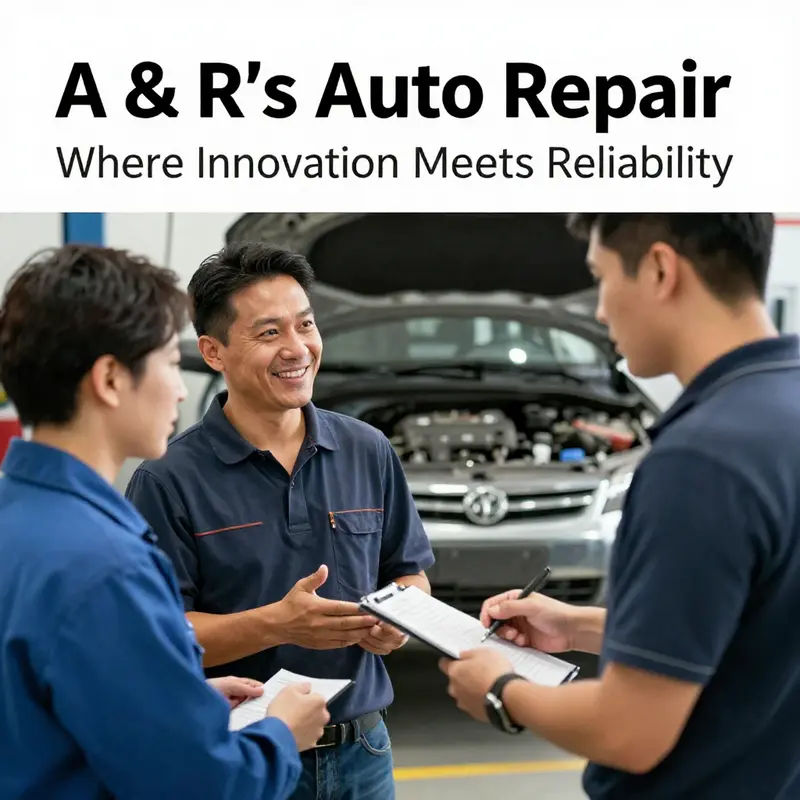 Advanced diagnostic tools in action at A & R’s Auto Repair.