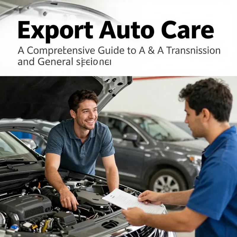 An experienced technician diagnosing a vehicle’s transmission at A & A Transmission.