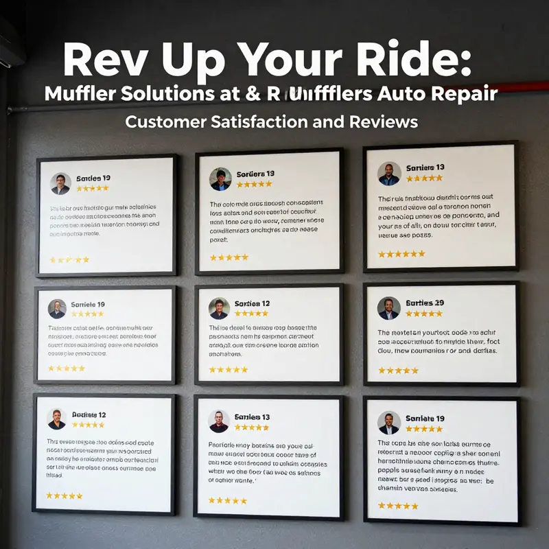 Our expert technician handles muffler repairs with precision and care.