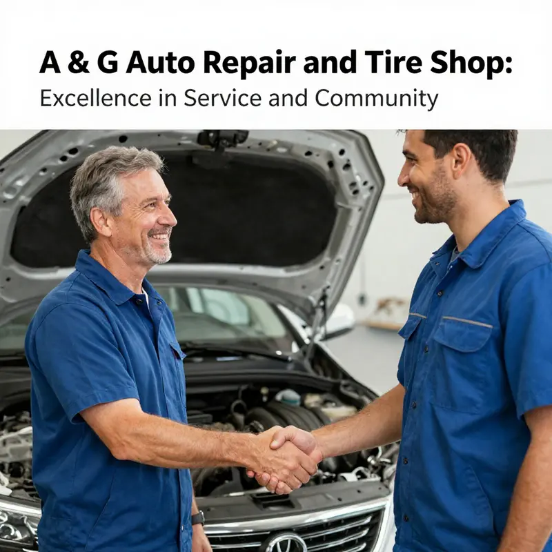 A glimpse into A & G Auto Repair, showcasing a variety of services offered to both auto and motorcycle owners.