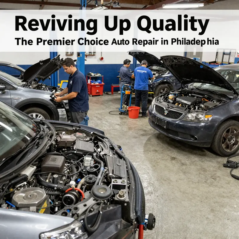 A look inside Don’s Auto Repair highlighting the range of services offered.