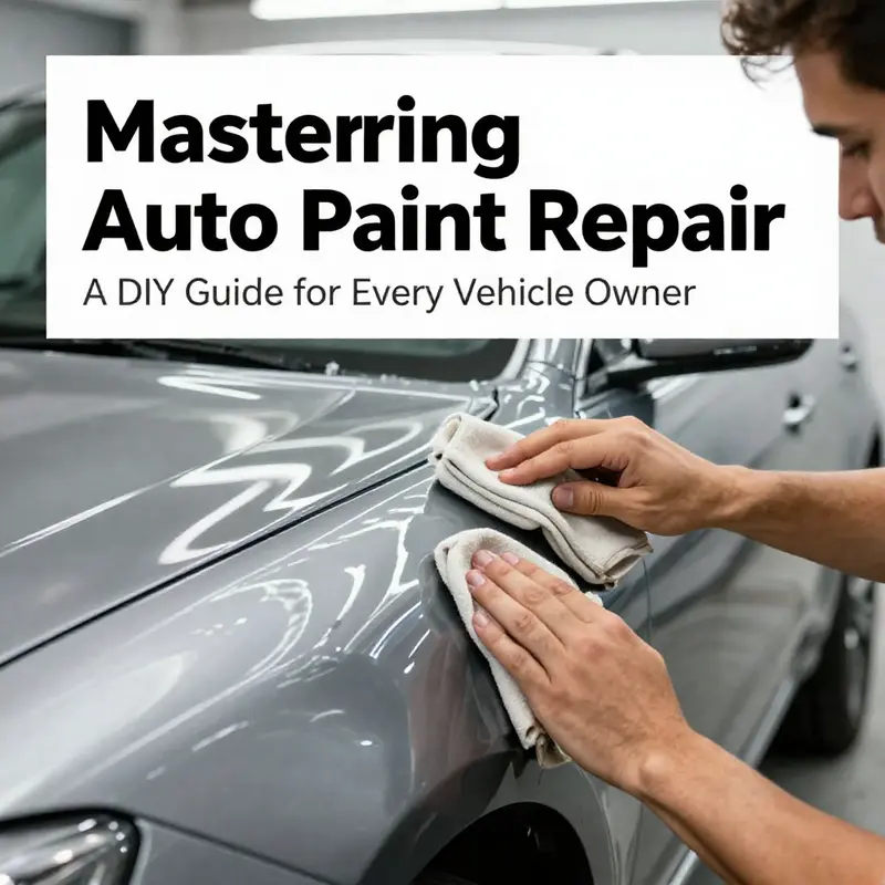 Essential tools and materials required for DIY auto paint repair.