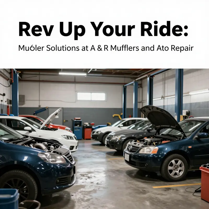 Our expert technician handles muffler repairs with precision and care.