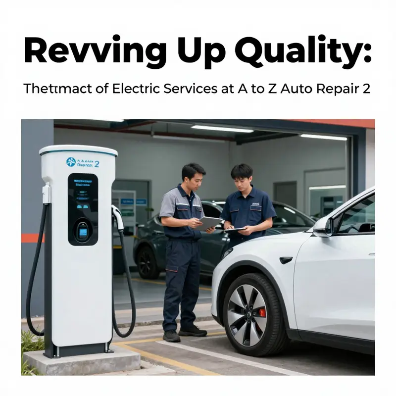 A mechanic providing excellent customer service at A to Z Auto Repair 2.