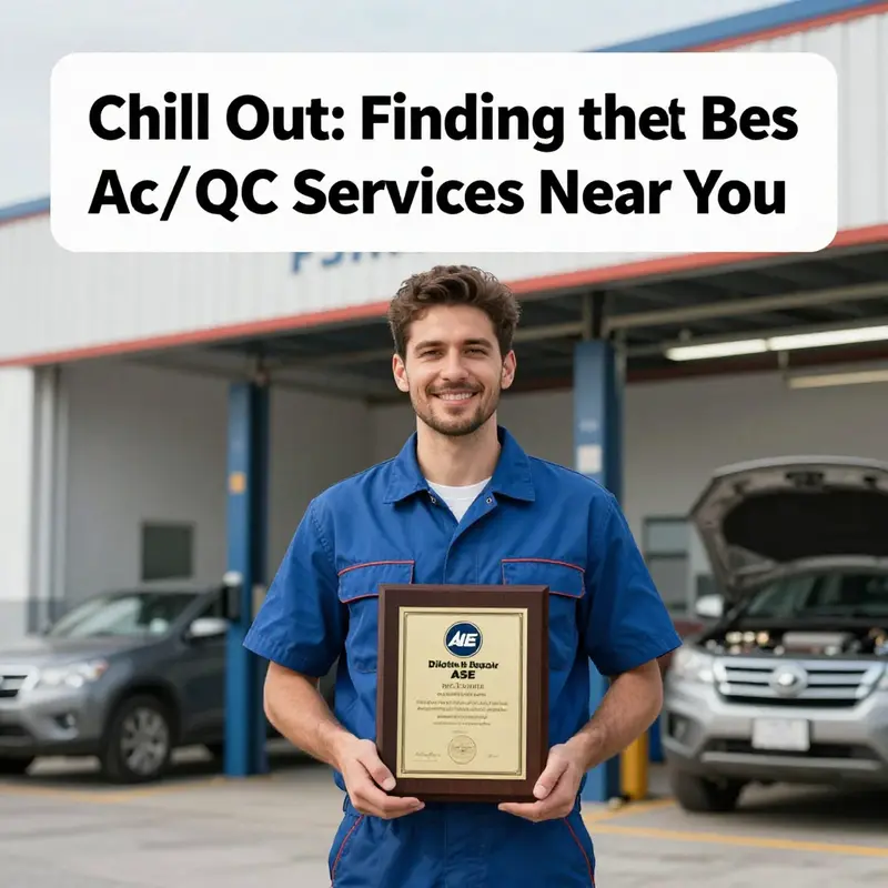 A mechanic diligently assessing an A/C system ensures quality service.