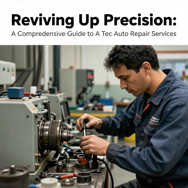 Expert technicians providing specialized maintenance to industrial machinery, highlighting the precision required in A Tec services.