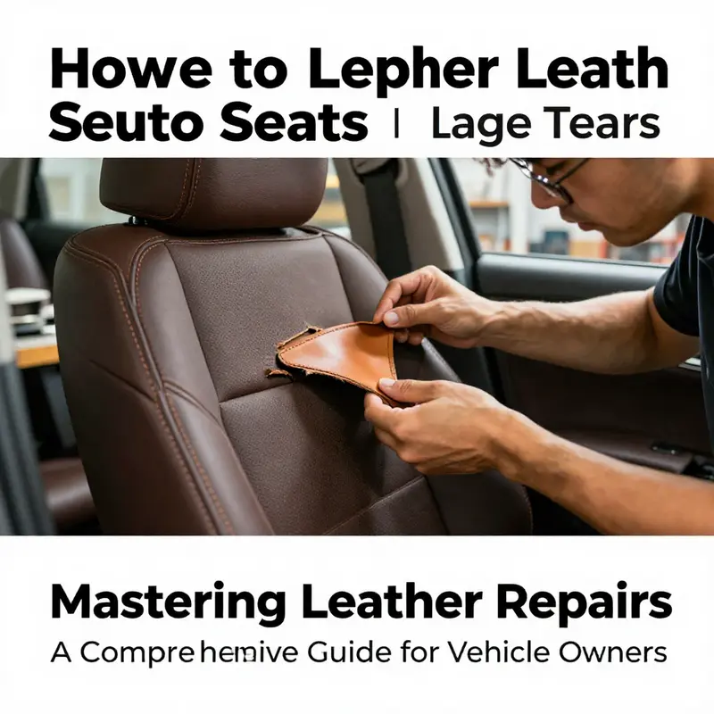 Addressing minor scratches on leather auto seats using a repair compound.