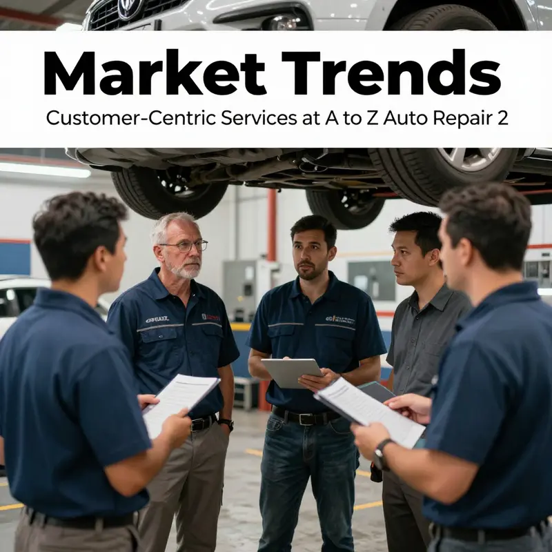 A mechanic providing excellent customer service at A to Z Auto Repair 2.