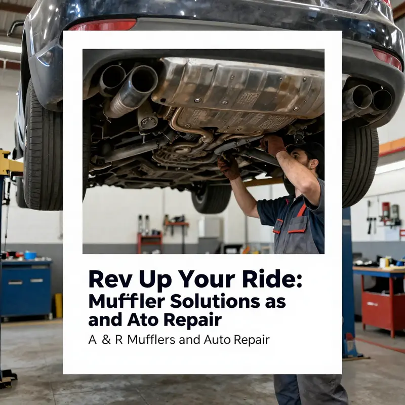 Our expert technician handles muffler repairs with precision and care.