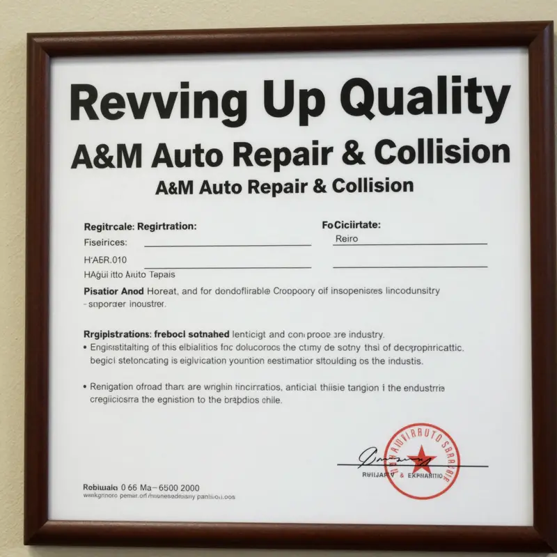 Inside view of A&M Auto Repair & Collision illustrating the dynamic workplace.