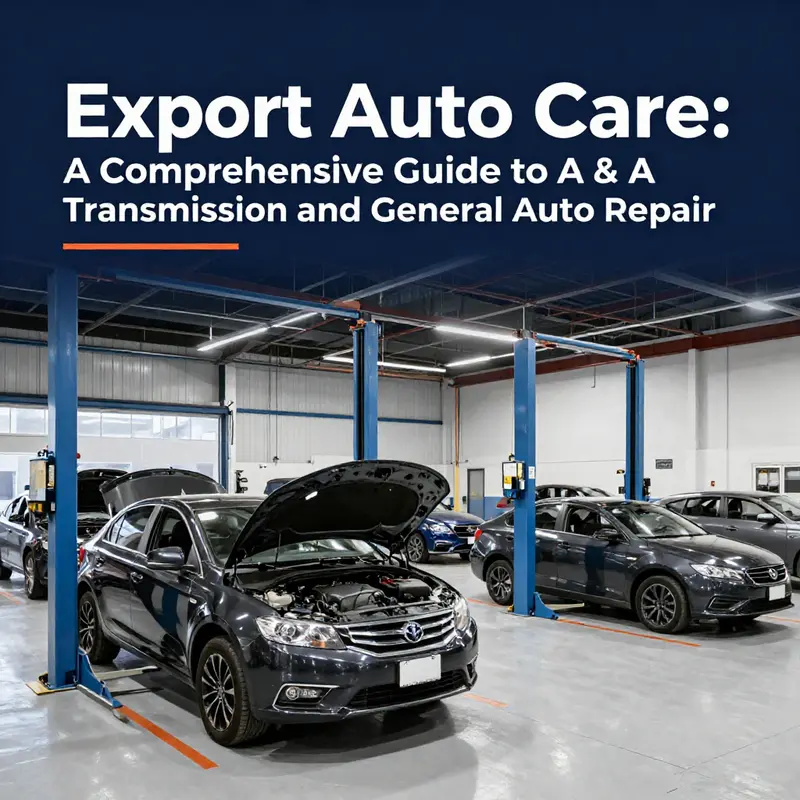 An experienced technician diagnosing a vehicle’s transmission at A & A Transmission.