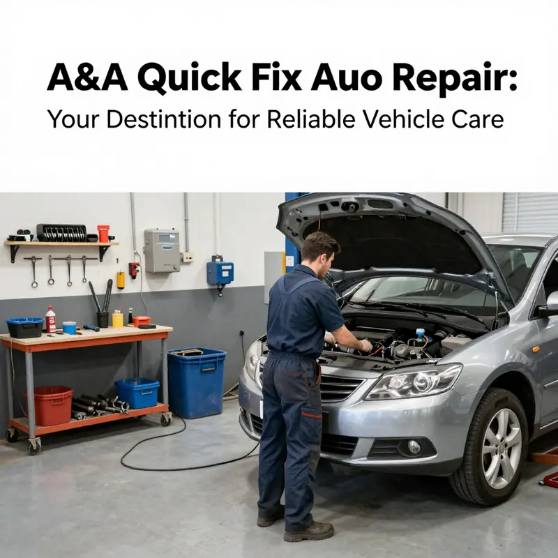 Inside A&A Quick Fix Auto Repair, technicians offer a wide array of services to keep vehicles running smoothly.