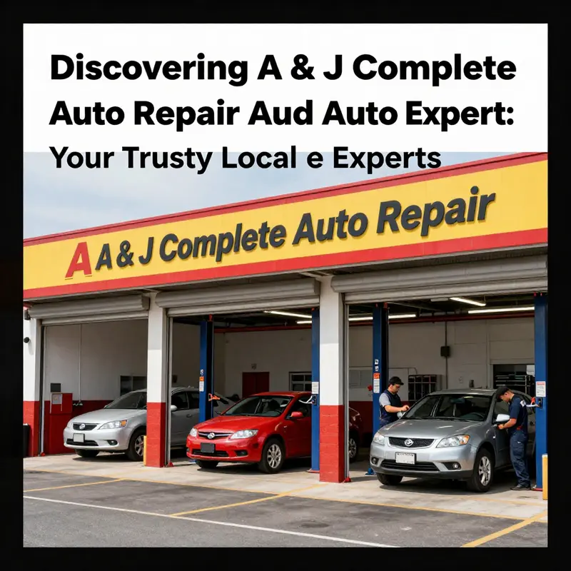 A & J Complete Auto Repair offers a diverse range of services to cater to all automotive needs.