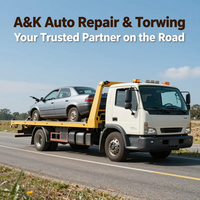 Mechanics providing top-notch auto repair services at A&K Auto Repair & Towing.