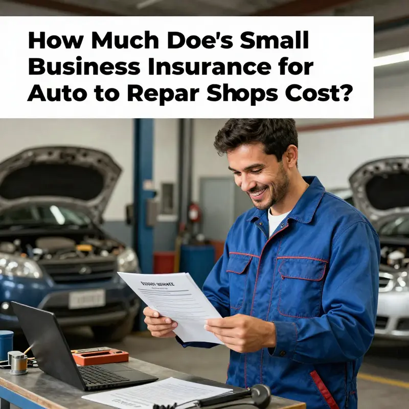 A mechanic analyzing insurance costs to ensure the shop is adequately covered.