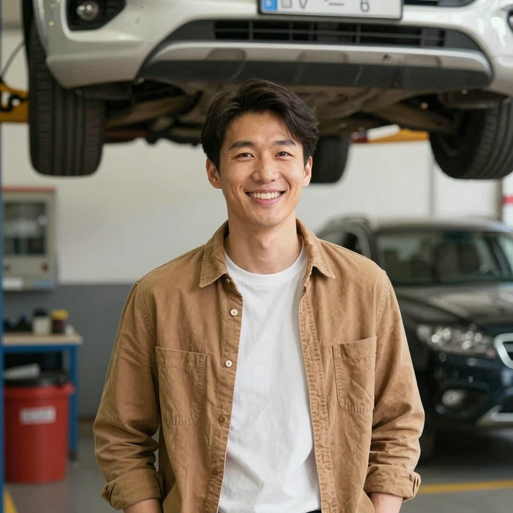 Happy customer after A/C repair service