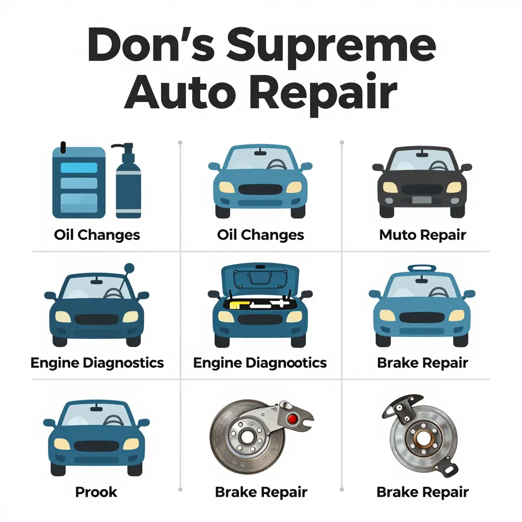 Services offered by Don's Supreme Auto Repair