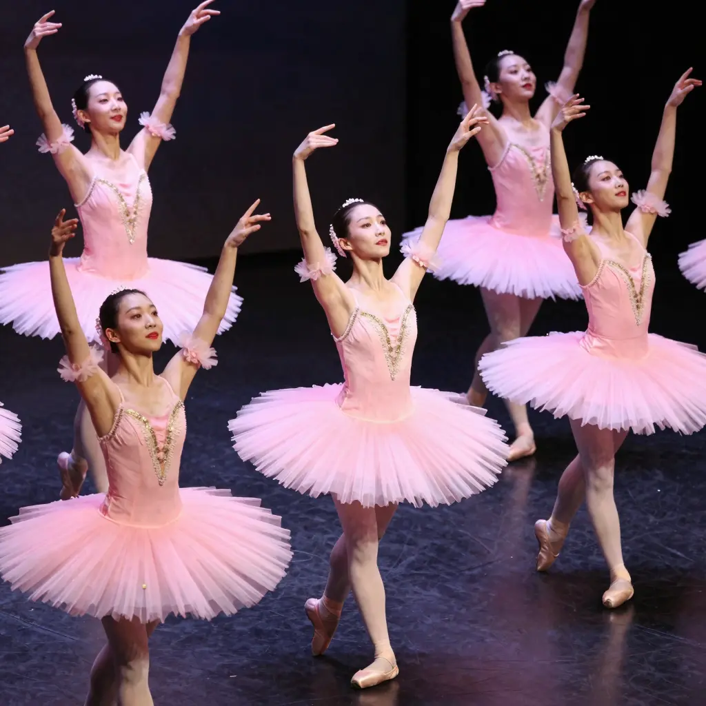 Dancers in Pink Tutus