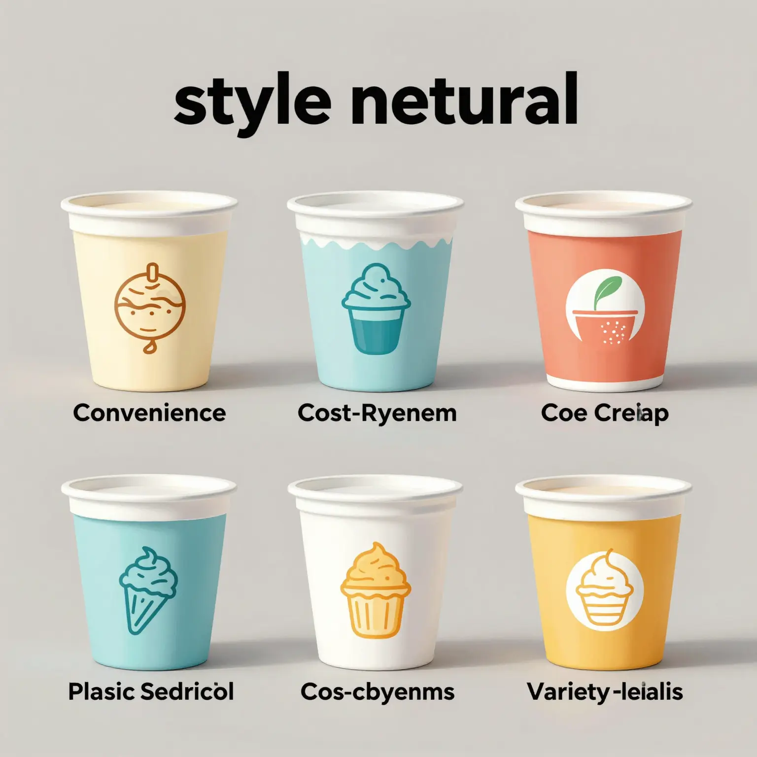Benefits of Plastic Disposable Ice Cream Cups